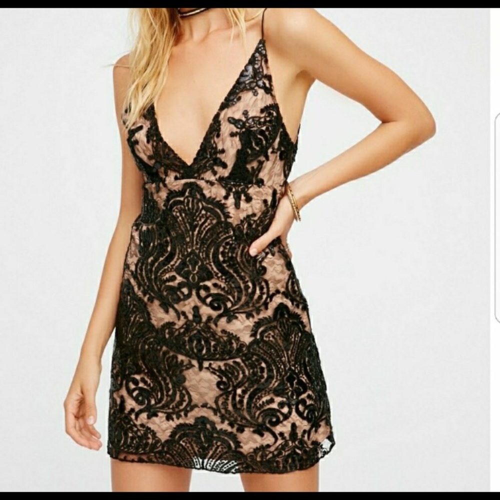 Free People Night Shimmers Dress